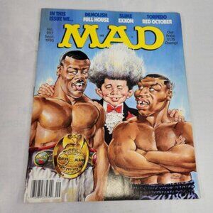 Mad Magazine #297 September 1990 Boxing Mike Tyson Title Fight Drucker Cover FN+